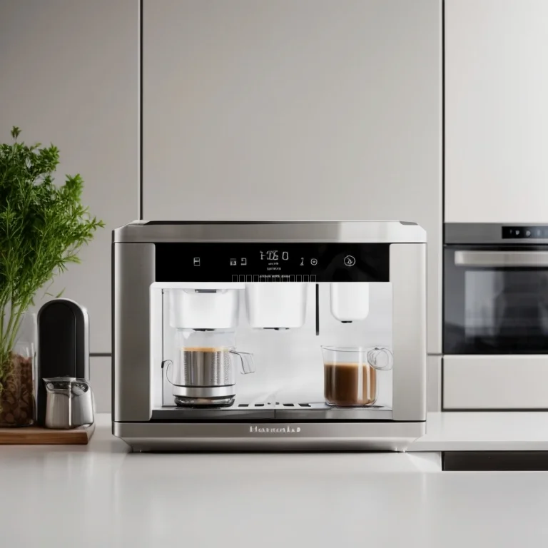 KI-gestützte Küchengeräte in modern gestalteter Küche